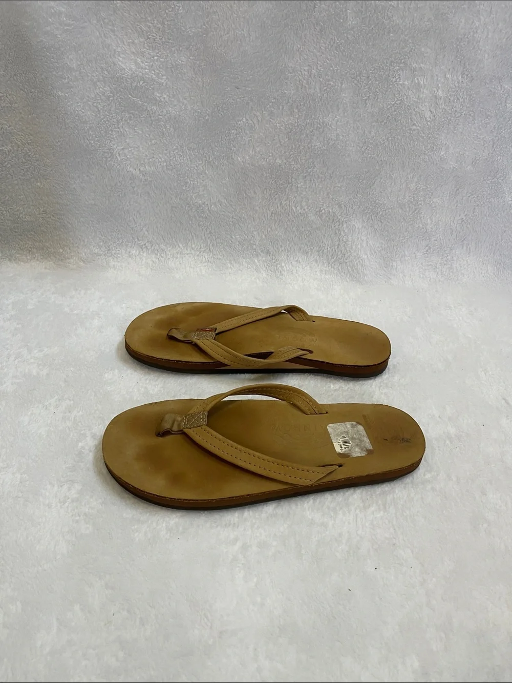 Rainbow Women’s Tan Leather Thong Sandals
